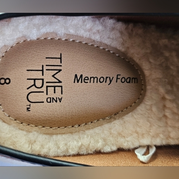 FREE W PURCHASE Time & Tru Womens Leopard Print Memory Foam Twin Gore Mules Sz 8 - Picture 4 of 5